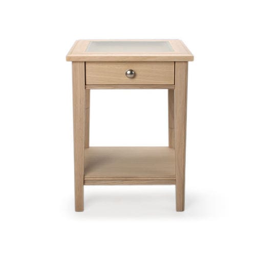 Comodino classico - REBECCA  - HEAVENS - in rovere / in noce / in vetro