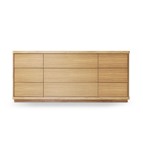 Cassettone contemporaneo - SCARLETT K2 - HEAVENS - in rovere / in noce / con contenitore