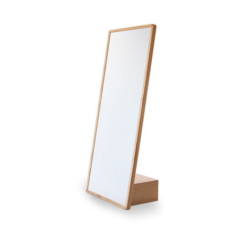 Specchio da terra - ANDREA - HEAVENS - contemporaneo / rettangolare / in rovere