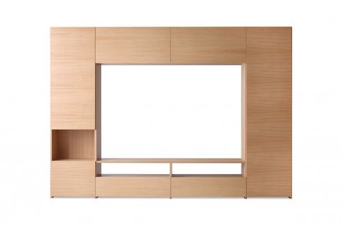 Parete attrezzata TV contemporaneo - OTTO  - HEAVENS - in rovere / in noce