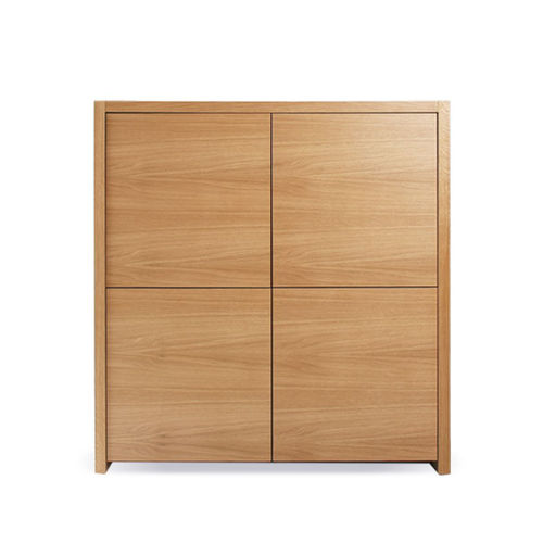 Credenza alta - RIGA K4 - HEAVENS - contemporanea / in legno laccato / in rovere