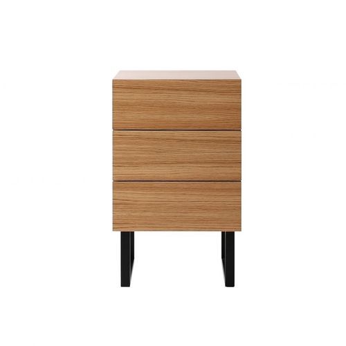 Comodino contemporaneo - LEILA HIGHT - HEAVENS - in legno laccato / in rovere / in noce