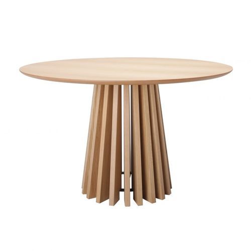 Tavolo da pranzo rotondo - NOA  - HEAVENS - contemporaneo / in rovere / in legno laccato