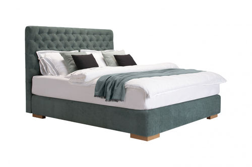 Letto matrimoniale - SCARLETT CONTINENTAL - HEAVENS - contemporaneo / imbottito / con testiera imbottita