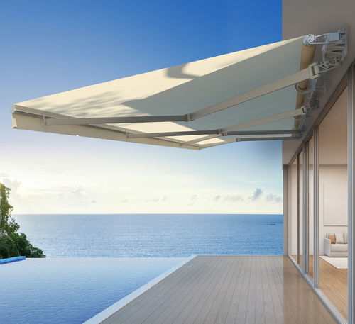 Tenda da sole retrattile - Monobloc-500 - LLAZA WORLD, S.A. - a motore / contract / per terrazza