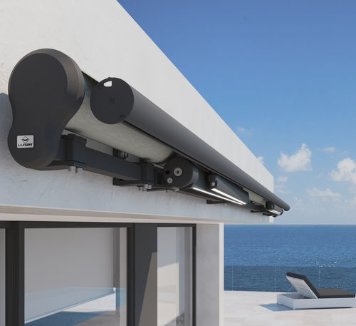 Tenda da sole retrattile - MODULBOX OPEN  - LLAZA WORLD, S.A. - a motore / per terrazza / da balcone