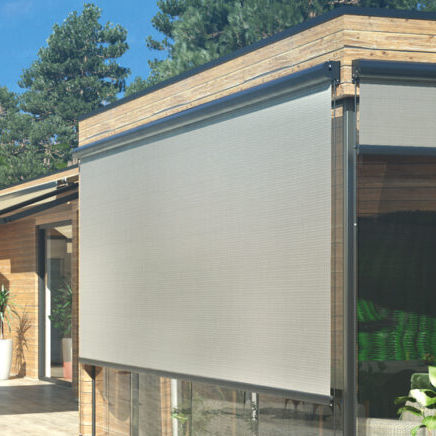Tenda avvolgibile a rullo - MAXISCREEN - LLAZA WORLD, S.A. - per finestra / in tessuto / da esterno