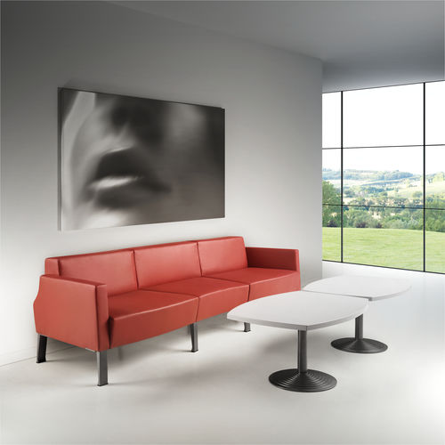 Divano modulare - ZEN - TALIN SRL - contemporaneo / in tessuto / in pelle