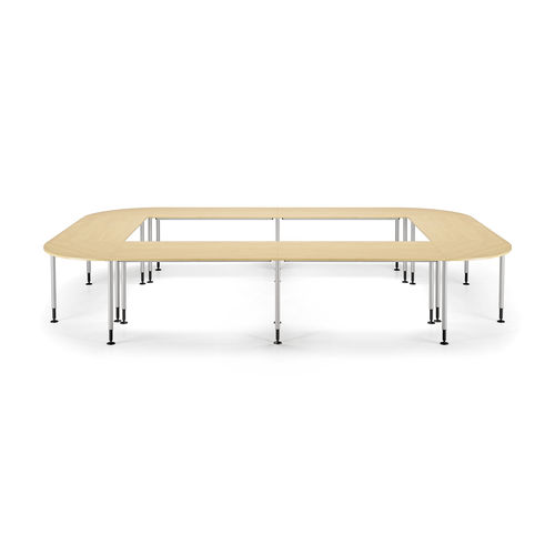 Tavolo per corsi di formazione contemporaneo - SYSTEM - TALIN SRL - in MDF / in faggio / in metallo verniciato