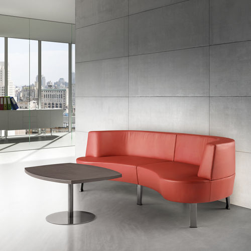 Tavolino basso contemporaneo - ZEN - TALIN SRL - in MDF / in faggio / in metallo
