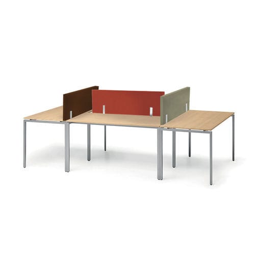 Divisorio per ufficio su scrivania - AS TABLES - TALIN SRL - in poliestere / in Trevira CS®