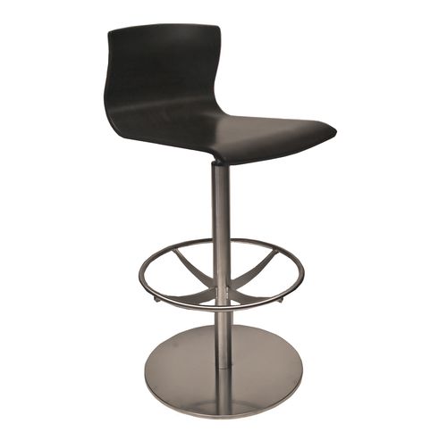 Sedia alta contemporanea - W361H - TALIN SRL - da interno / in acciaio inossidabile / in cromo