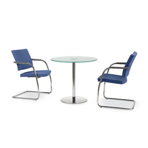 Sedia visitatore contemporanea - AVIAMID - TALIN SRL - da interno / in metallo / in tessuto