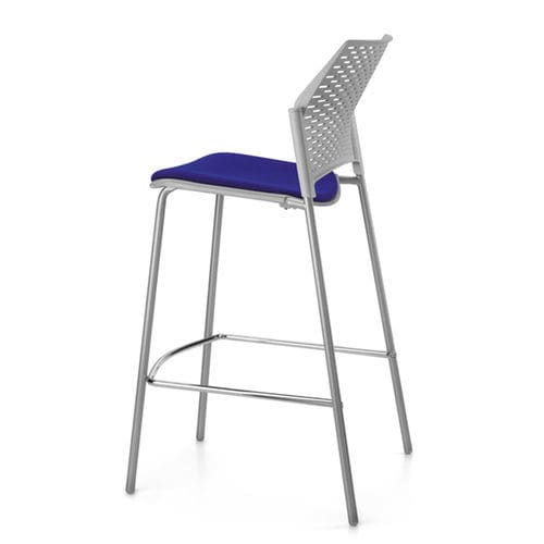 Sgabello contemporaneo - DELFI PLUS - TALIN SRL - in tessuto / con supporto in metallo / imbottito