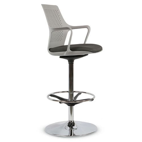 Sgabello da ufficio contemporaneo - JOY - TALIN SRL - in tessuto / in polipropilene / con supporto in metallo