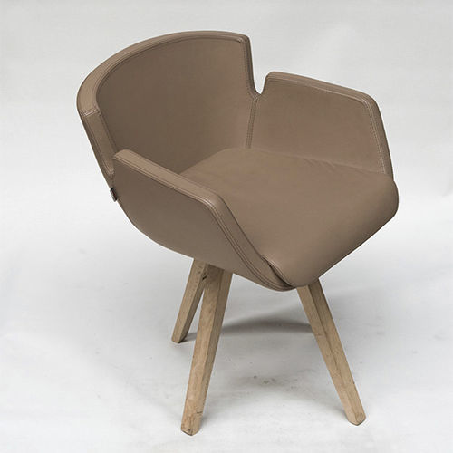 Poltrona contemporanea - NUBIA 2900P - TALIN SRL - in pelle / in tessuto / in legno massiccio