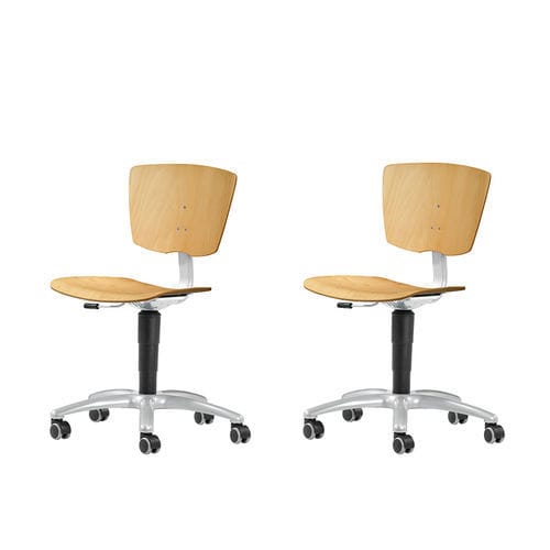 Sedia da ufficio contemporanea - VEKTA - TALIN SRL - da interno / in faggio / in legno compensato