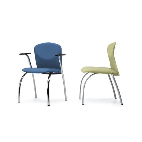 Sedia visitatore contemporanea - VULCAN - TALIN SRL - da interno / in metallo / in tessuto