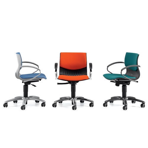 Sedia da ufficio contemporanea - WEBBY - TALIN SRL - da interno / in alluminio / in nylon