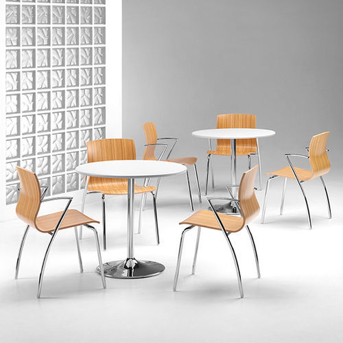 Sedia visitatore contemporanea - WEBWOOD - TALIN SRL - da interno / in alluminio / in faggio