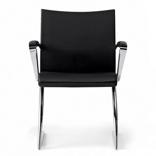 Sedia visitatore contemporanea - AVIA - TALIN SRL - da interno / in cromo / in tessuto