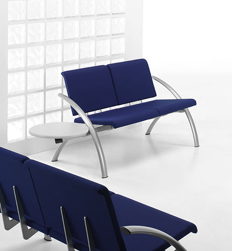 Seduta su barra in metallo - LAMWOOD - TALIN SRL - in pelle / in faggio / in MDF