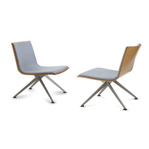 Poltrona contemporanea - EXEN - TALIN SRL - in pelle / in tessuto / in cromo