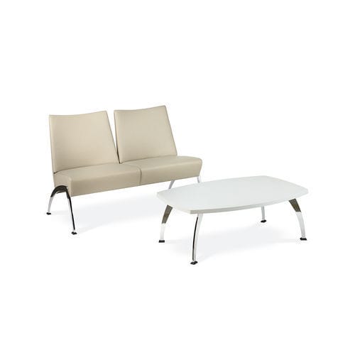 Divanetto imbottito modulare - VIVA - TALIN SRL - contemporaneo / in tessuto / in pelle
