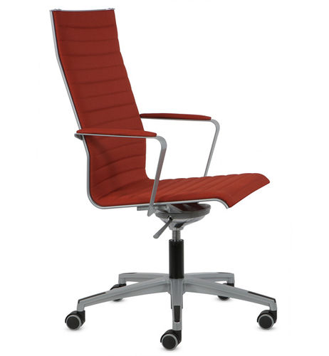 Sedia da ufficio contemporanea - KEYTOP - TALIN SRL - da interno / in alluminio / in cromo