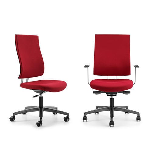Poltrona da ufficio contemporanea - ALLY - TALIN SRL - in pelle / in tessuto / in nylon