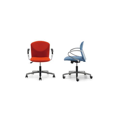 Poltrona da ufficio contemporanea - VULCAN - TALIN SRL - in pelle / in tessuto / in nylon