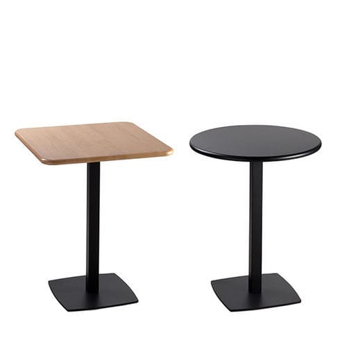 Tavolo da bistrot contemporaneo - TOTEM - TALIN SRL - in faggio / in MDF / in metallo verniciato