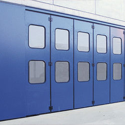 Porta industriale a libro - ANTEO - Ballan - in alluminio / in acciaio galvanizzato / automatica