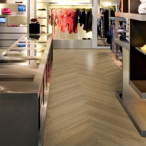 Pavimento ecologico - MACADAMIA – HERRINGBONE    - Aspecta Flooring - in vinile / da interno / per ufficio