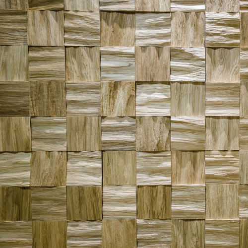 Paramento in legno - OAK SQUARE - Relief Walls - indoor / testurizzato / marrone