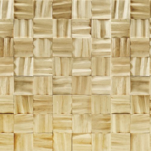 Paramento in legno - BIRCH SQUARE - Relief Walls - indoor / testurizzato / beige