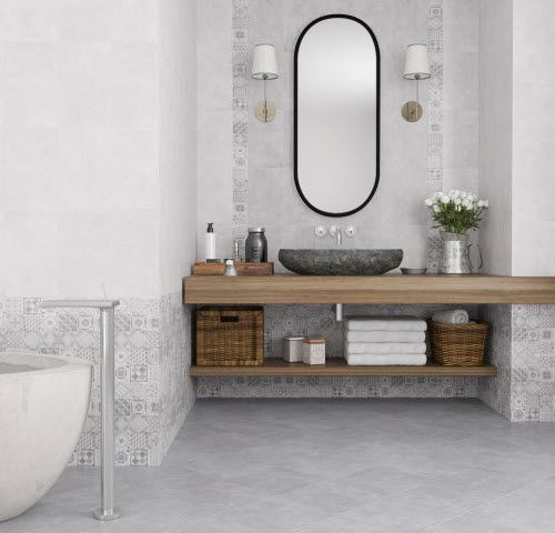 Piastrella in ceramica - ABITARE - Kai Group - levigata / da bagno / da parete