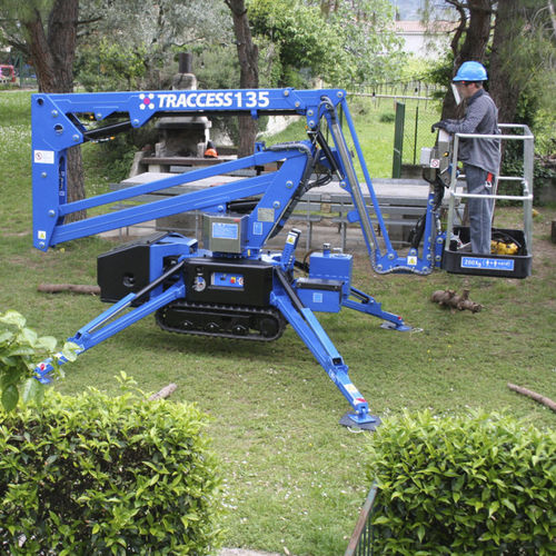 Piattaforma aerea per cantiere - TRACCESS 135  - CTE - da esterno / automatizzata