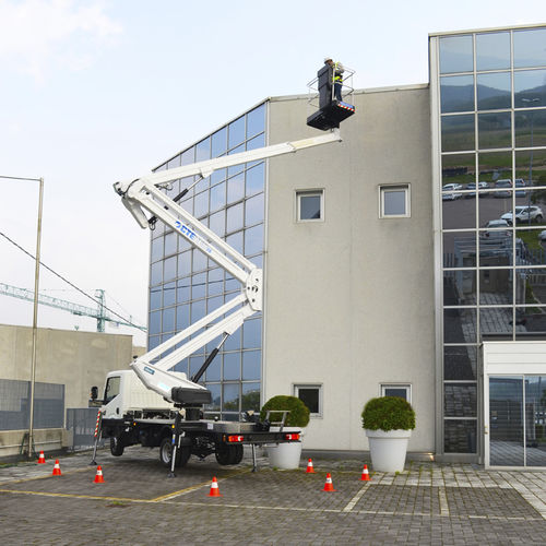 Piattaforma aerea per cantiere - ZED 20.3 H - CTE - da esterno / montata su camion