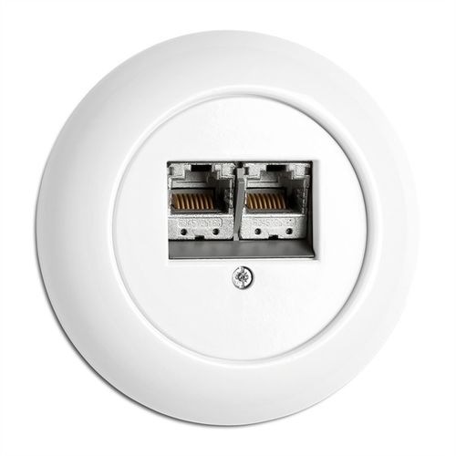 Presa informatica - ECOOME Interrupteurs et prises design - da incasso / in porcellana / contemporanea