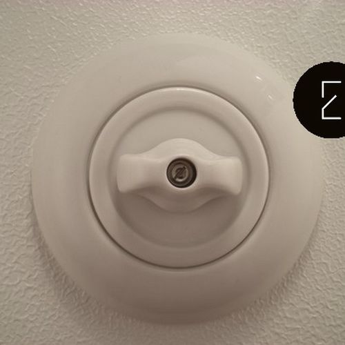 Interruttore a bascula - ECOOME Interrupteurs et prises design - rotativo / ad incasso / in porcellana