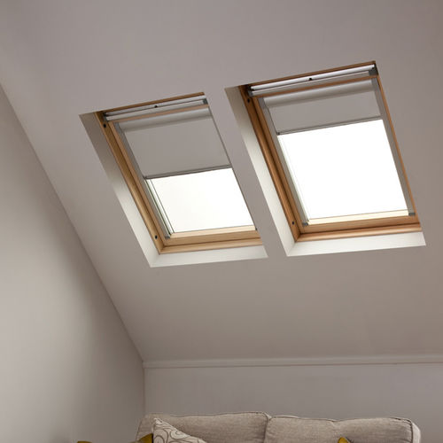 Tenda avvolgibile a rullo - PREMIUM OKPOL - Bloc Blinds - per finestra da tetto / in tessuto / occultante