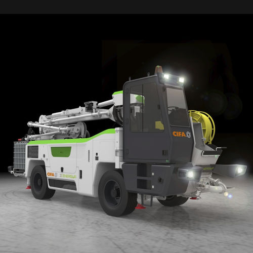 Pompa per calcestruzzo mobile - CSSE - CIFA S.p.A - montata su camion