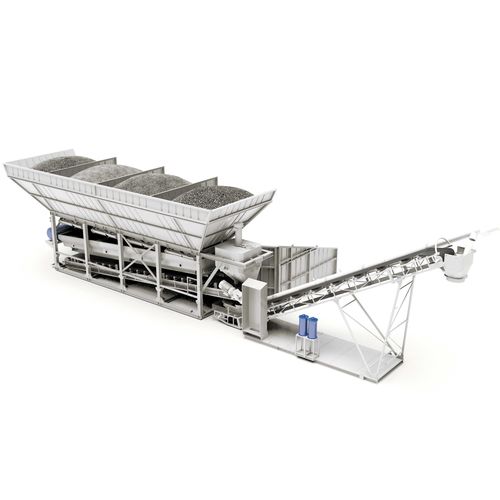 Centrale di betonaggio mobile - FIVETECH DRY 100 - CIFA S.p.A - elettrica