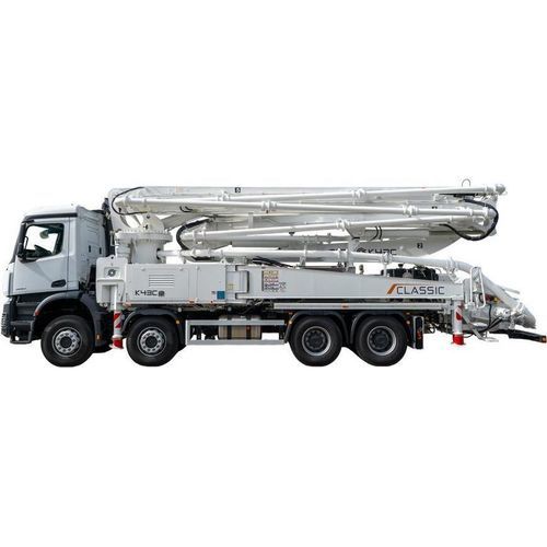 Pompa per calcestruzzo mobile - K43C - CIFA S.p.A - montata su camion
