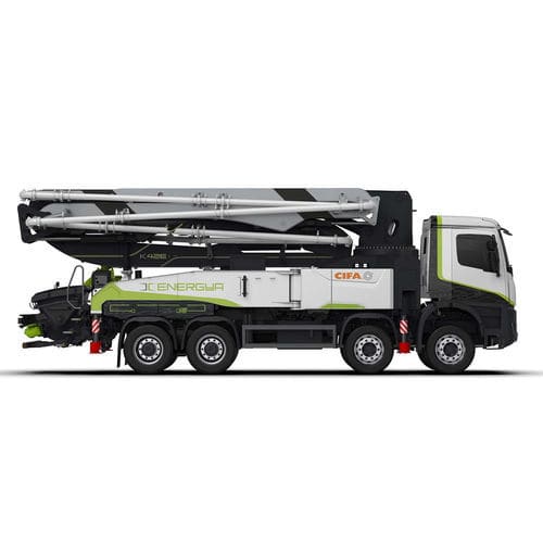 Pompa per calcestruzzo mobile - K42E - CIFA S.p.A - montata su camion