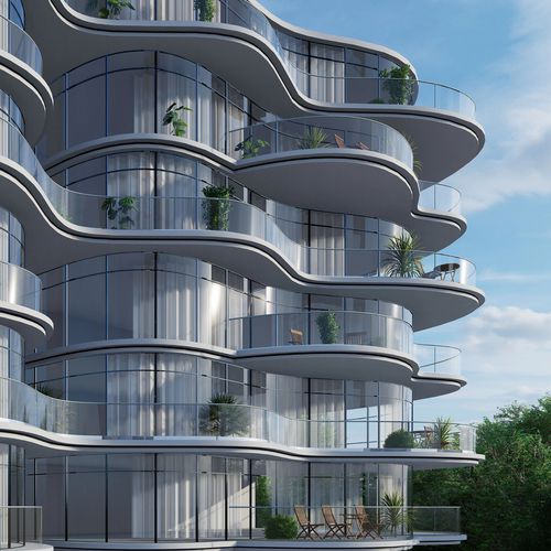 Ringhiera in vetro - VISIOPLAN SINUS - Abel Metallsysteme GmbH & Co. KG - pannelli in vetro / da esterno / per balcone