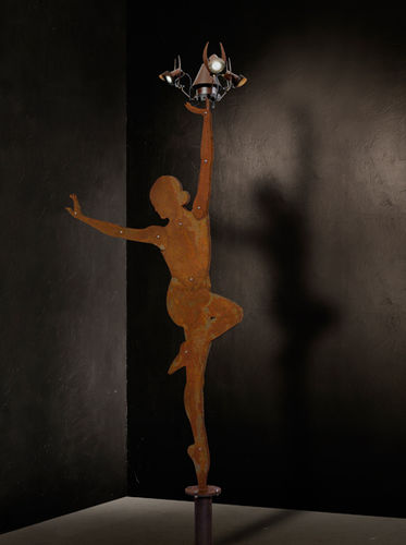 Lampada da terra - EVA - lucifero illuminazione - in metallo / contemporanea / con cavo