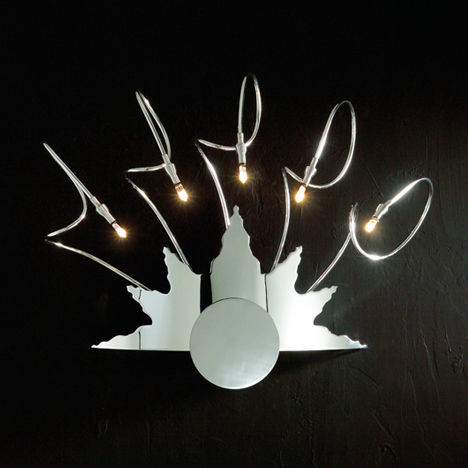 Applique contemporanea - HALF FAAL 5 - lucifero illuminazione - da interno / in cromo / fissa