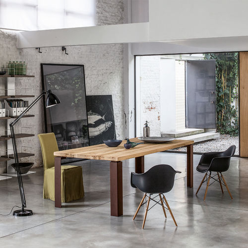 Tavolo contemporaneo - WOOD - Devina Nais - in rovere / rettangolare